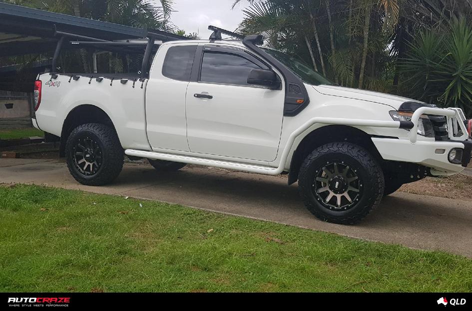 FORD RANGER GD05 BRONZE DARK TINT WITH MATTE BLACK